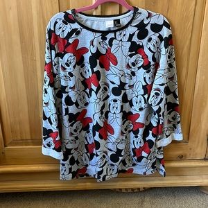 Official, Disney Minnie, mouse sweatshirt, size large
